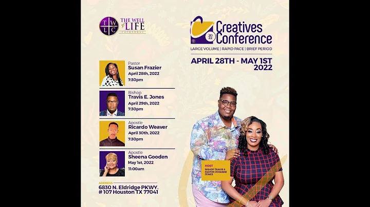 Creatives Conference 2022 At The Well Apostle Shee...