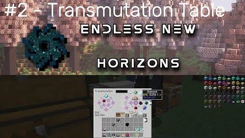 #2 - Transmutation Table (how to craft the table and the tablet, and how to use).