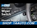 How to Replace Windshield Wiper Switch 1995-2002 Honda Accord