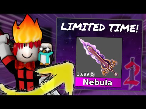 ✓MM2 NEBULA GODLY Knife MM2 Murder Mystery 2 In-Game Item! £4.50