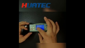 HUATEC SRT6200 Surface Roughness Tester Operation and Calibration Video