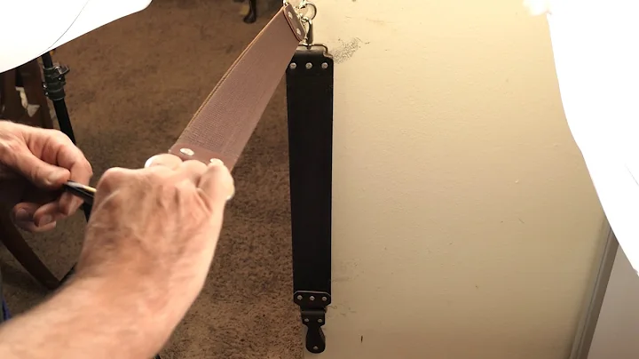 How to use X Strokes with stropping a straight razor.  Hint: practice with a butter knife.