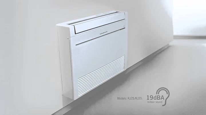 Peaceful, Summer Cooling with Mitsubishi Electric Floor Console