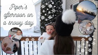 Snowy Afternoon With Reborn Baby Piper🌨 | Sophia’s Reborns