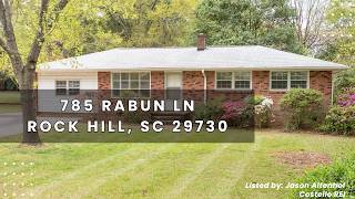 3 Bedroom Ranch Home in Rock Hill SC | NO HOA | Near Winthrop & Cherry Park