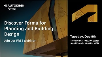 Discover Forma for Planning and Building Design