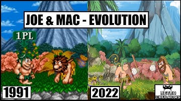 Joe & Mac 🗿 Videogame Evolution (1991 - 2022) ⏲️