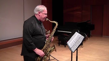 TENOR SAXOPHONE Etude - 3. Jazz Articulation - Jazz (Set 2 - 2016)