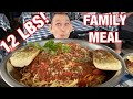 12 lb pasta bowl  family meal  ft k kennedy  mom vs food