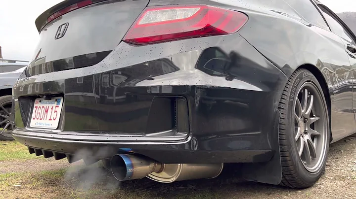 2013 Honda Accord 2.4L RV6 Downpipe, 2.5” Megan Racing Catback & Vibrant Resonator - Revs/2 Step