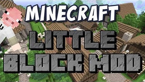 Minecraft - Little Blocks Mod | Build a City With Small Blocks