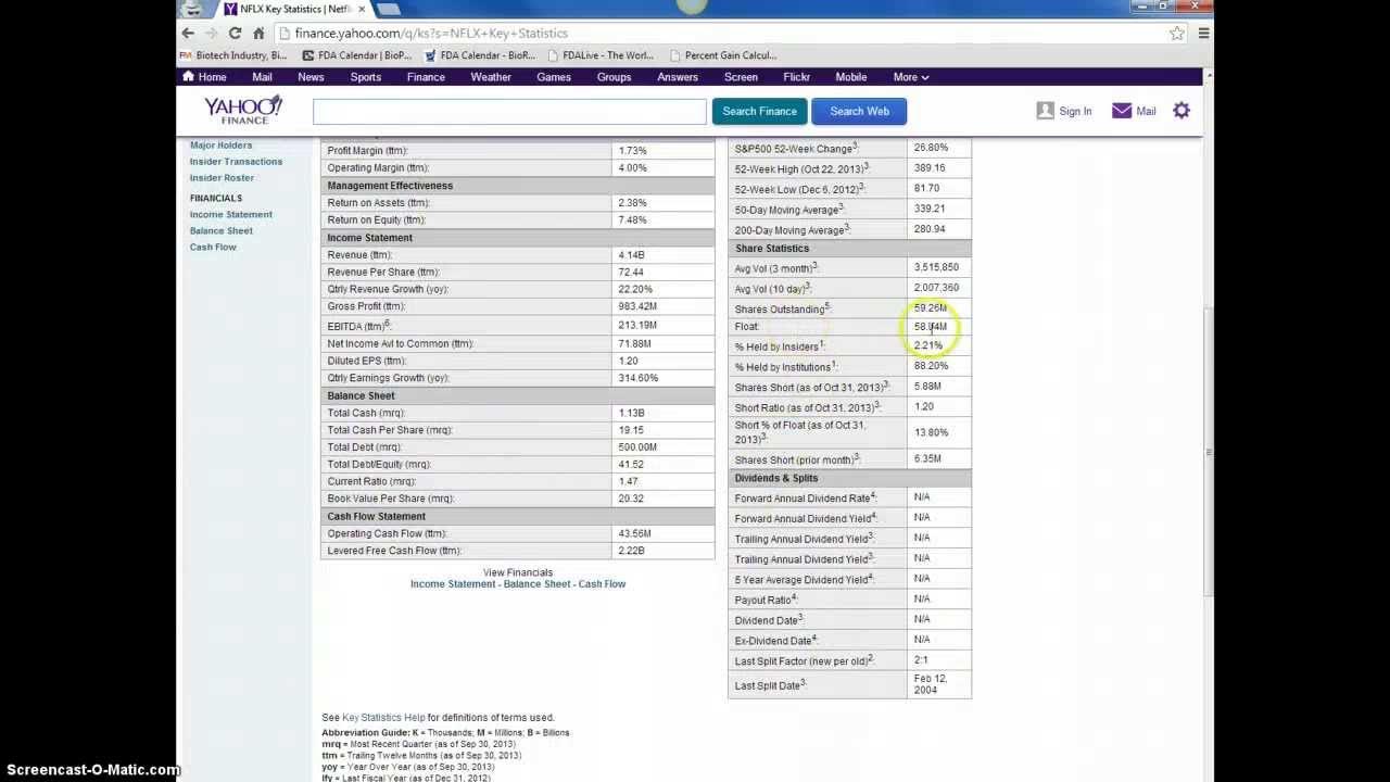 What is a float? What is a low float stock? YouTube