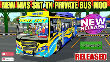 NEW NMS SRT TN PRIVATE BUS MOD RELEASED|BUS SIMULATOR INDONESIA 4.4.1