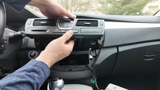 Vrzání plastů v interiéru automobilu. Fixing interior creaks and rattles - Renault Laguna Coupé