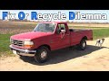 1995 Ford F250 Maintenance - Glow Plug Relay, Blower Motor, Belt Tensioner, Rusted Spring Perch