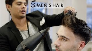 Modern Hairstyle For Men - Drop Fade - Natural Streaks -Mens Hair Highlights screenshot 2