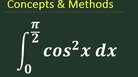 integral 0 to pi/2 cos^2(x) dx  || integral 0 to pi/2 cos^2(x) dx  ||