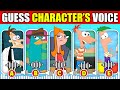 🔊Can You Guess Phineas and Ferb Characters By Voice Quiz + Squint Challenge & Their Favorites!