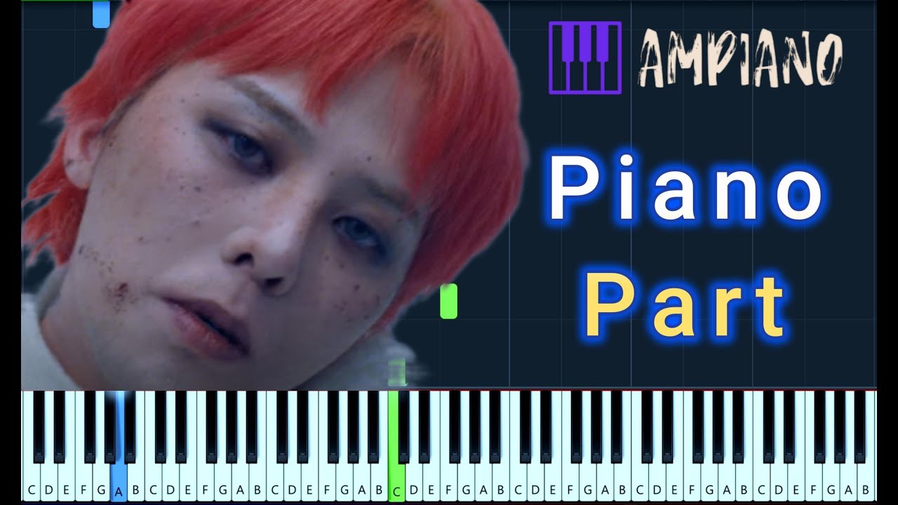 G-DRAGON - DRAMA (Piano Tutorial) Beginner Piano [Cover Accompaniment Chords]
