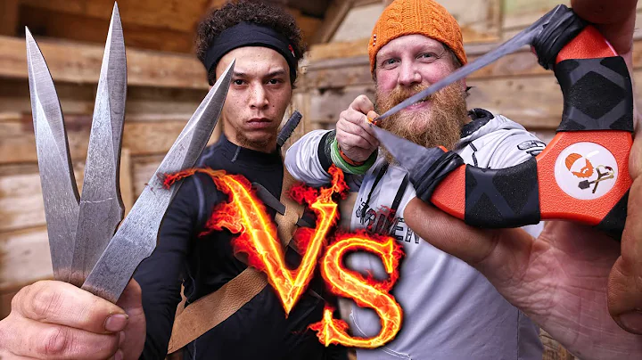 Slingshot Vs. Throwing Knives From Adam Celadin l ...