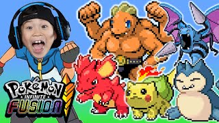 Fusing POKEMON Together In Pokemon Infinite Fusion Crazy Results!