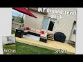 Easy DIY floating ground level deck for beginners