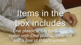 How to install cutter box content for TH2