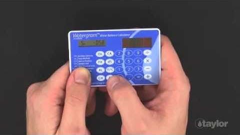 Watergram Water Balance Calculator (Electronic)