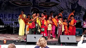 HNP Melbourne Vedic Mantra recitation at Nepal Festival Melbourne 2016