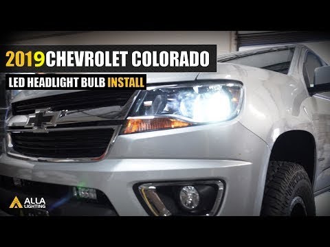 How to Change 15-19 Chevy Colorado Low Beam Headlight Halogen Upgrade?