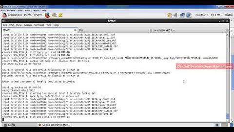 Simplified DBA-022-04- RMAN Incremental Level Backups