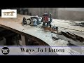 How to Flatten a Slab Several Ways | Dining Room Table