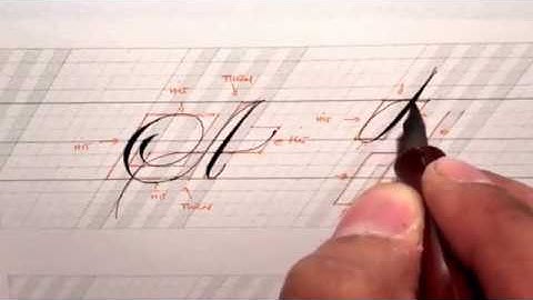 Copperplate Script Manual - a Yin&Yang approach - guidelines on PaulAntonioScribe/Manual website