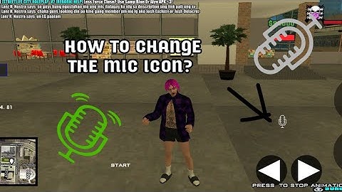 HOW TO CHANGE THE MIC ICON IN GTA SAMP?