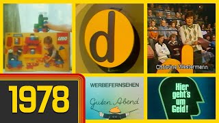 ZDF Werbung mit Mainzelmännchen & Drehscheibe (29.11.1978)