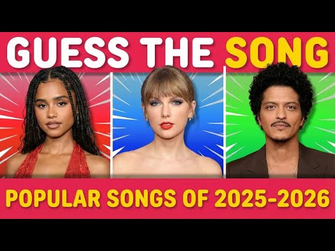🎵 Guess the Song – 2025–2026 Most Popular Songs | Music Quiz 2026 🎶