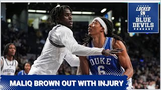 How Duke Basketball Will Proceed Without Maliq Brown | Duke Blue Devils Podcast