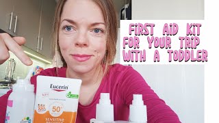 First Aid Kit When Traveling With Children