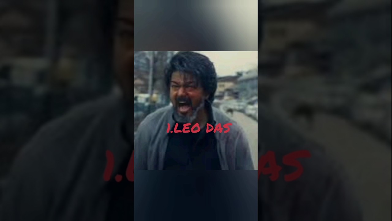 Top 8 Powerful Characters Thalapathy Vijay 💀 