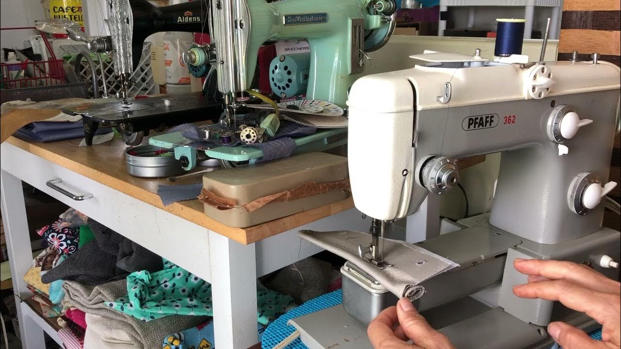 Pfaff 362 sewing demonstration YouTube