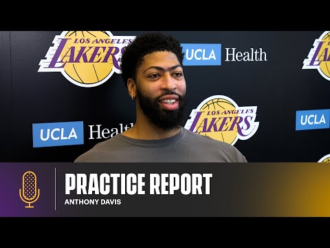 Anthony Davis speaks on his status and guys being ready for Game 6 | Lakers Practice
