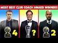 Most Best Club Coach Of The Year Award Winners.