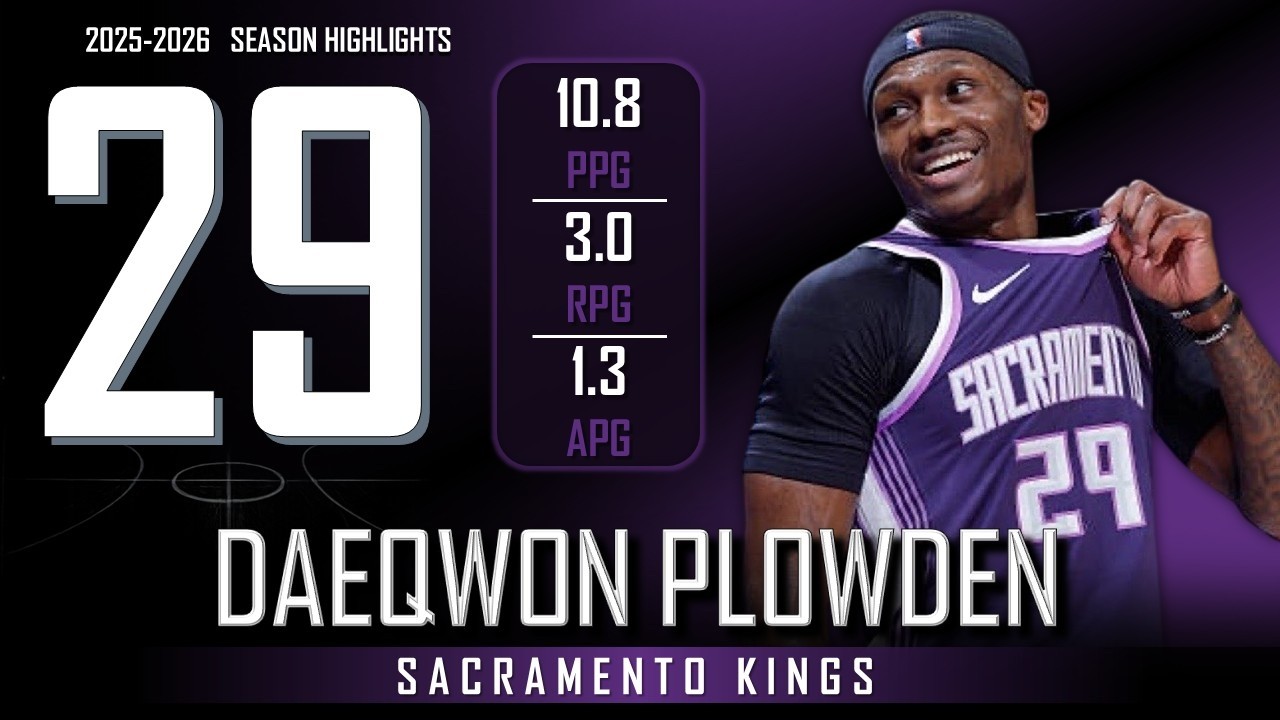 Daeqwon Plowden || 2025-2026 Sacramento Kings Highlights