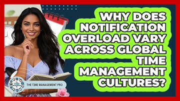 Why Does Notification Overload Vary Across Global Time Management Cultures?