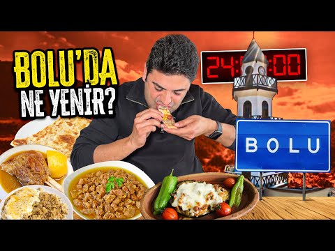 BOLU’DA 1 GÜNDE NE YENİR!!!