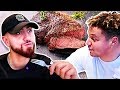 Who Can Cook The Perfect Steak?! *TEAM ALBOE COOK OFF CHALLENGE*