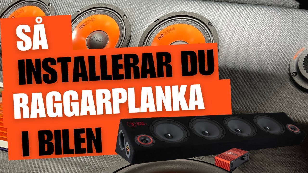 SÅ FÅR DU EXTREMT BRA LJUD I BILEN