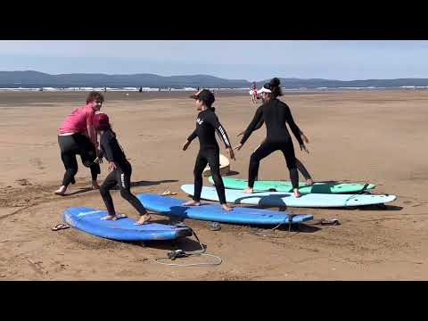 Surf 🏄 lesson in Ireland 🇮🇪 - Summer 2022 - 8 years old
