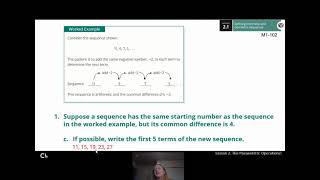 Integrated Math 1: M01 T02 L02 (Day 1) Arithmetic and Geometric Sequences