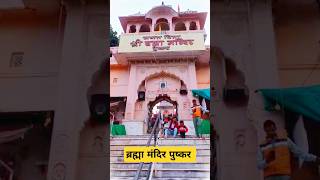 Brahma Mandir Pushkar, Brahma Temple | ब्रह्मा मंदिर पुष्कर | shorts shortsfeed rajasthan